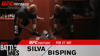 UFC Battle Lines: Anderson Silva vs Michael Bisping texted graphic