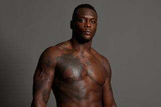 Ovince Saint Preux poses for a portrait backstage during the UFC Fight Night event inside the Saitama Super Arena on September 22, 2017 in Saitama, Japan. (Photo by Mike Roach/Zuffa LLC)