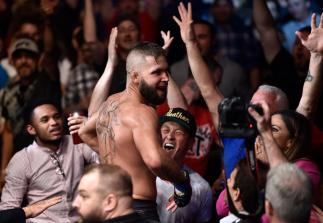 ORLANDO, FL - FEBRUARY 24: Jeremy Stephens celebrates after his knockout victory over Josh Emmett in their featherweight bout during the UFC Fight Night event at Amway Center on February 24, 2018 in Orlando, Florida. (Photo by Jeff Bottari/Zuffa LLC/Zuf