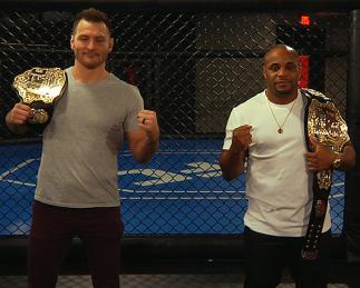 Stipe Miocic Daniel Cormier First Face Off TUF Undefeated February 2, 2018 Las Vegas Performance Institute