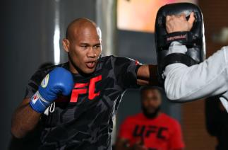 CHARLOTTE, NC - JANUARY 25: Ronaldo Souza of Brazil holds an open workout for fans and media at the Spectrum Center on January 25, 2018 in Charlotte, North Carolina. (Photo by Josh Hedges/Zuffa LLC/Zuffa LLC via Getty Images)