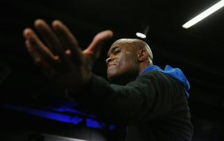 LONDON, ENGLAND - FEBRUARY 24: Anderson Silva during the UFC Fight Night Open Workouts at JD Sports on February 24, 2016 in London, England. (Photo by Scott Heavey/Zuffa LLC/Zuffa LLC via Getty Images)