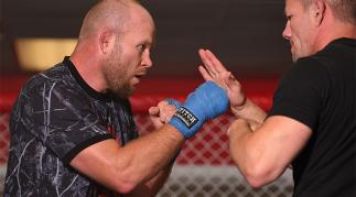 JEFFERSON, LA - JUNE 06: Tim Boetsch holds an open training session for fans and media at the UFC Gym on June 6, 2015 in Jefferson, Louisiana. (Photo by Josh Hedges/Zuffa LLC/Zuffa LLC via Getty Images)