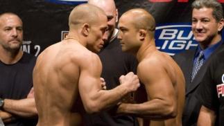 UFC 94 Weigh-In Georges St-Pierre & BJ Penn
