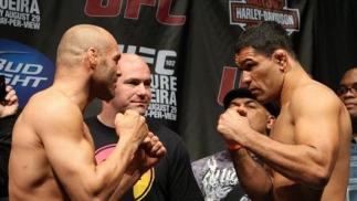 UFC 102 Weigh-In Randy Couture & Minotauro Nogueira