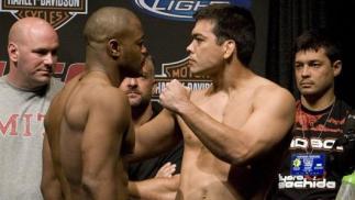 UFC 98 Weigh-In Rashad Evans & Lyoto Machida