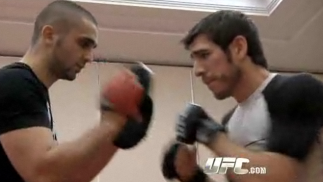 Florian/Guida open workout - 0:11