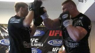 Greg Nelson and Brock Lesnar