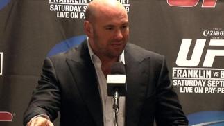 UFC 103 Post Fight Press Conference Dana White