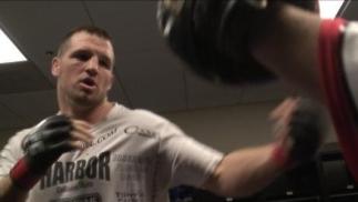 Matt Hamill Hitting Mitts