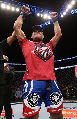 MINNEAPOLIS, MN - OCTOBER 05: Antonio "Bigfoot" Silva reacts after knocking out Travis Browne during their heavyweight fight at the UFC on FX event at Target Center on October 5, 2012 in Minneapolis, Minnesota. (Photo by Josh Hedges/Zuffa LLC/Zuffa LLC
