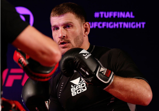 SAO PAULO, BRAZIL - MAY 29: Stipe Miocic holds an open training session for media at the Renaissance Hotel on May 29, 2014 in Sao Paulo, Brazil. (Photo by Josh Hedges/Zuffa LLC/Zuffa LLC via Getty Images)