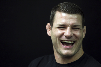 CALGARY, CANADA - JULY 20: Michael Bisping speaks with the media prior to the UFC 149 weigh-in at the Scotiabank Saddledome on July 20, 2012 in Calgary, Alberta, Canada. (Photo by Jeff Bottari/Zuffa LLC/Zuffa LLC via Getty Images)