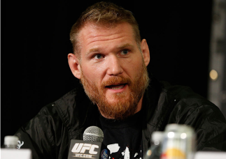 LAS VEGAS, NV - DECEMBER 26: Josh Barnett interacts with media during the UFC 168 pre-fight press conference at the MGM Grand Hotel/Casino on December 26, 2013 in Las Vegas, Nevada. (Photo by Josh Hedges/Zuffa LLC/Zuffa LLC via Getty Images)