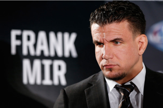 NEW YORK, NY - JANUARY 30: Frank Mir interacts with media during the UFC 169 Ultimate Media Day at The Theater at Madison Square Garden on January 30, 2014 in New York City. (Photo by Josh Hedges/Zuffa LLC/Zuffa LLC via Getty Images)