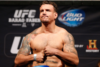 NEWARK, NJ - JANUARY 31: Frank Mir weighs in during the UFC 169 weigh-in at the Prudential Center on January 31, 2014 in Newark, New Jersey. (Photo by Josh Hedges/Zuffa LLC/Zuffa LLC via Getty Images)
