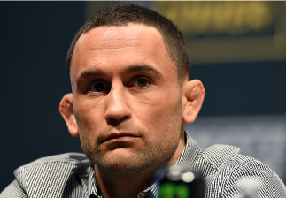 LAS VEGAS, NV - DECEMBER 09: Frankie Edgar interacts with media during the UFC Press Conference inside MGM Grand Garden Arena on December 9, 2015 in Las Vegas, Nevada. (Photo by Josh Hedges/Zuffa LLC/Zuffa LLC via Getty Images)