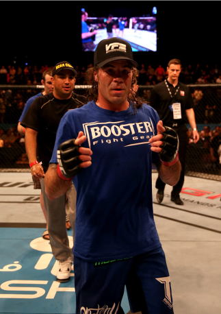 ABU DHABI, UNITED ARAB EMIRATES - APRIL 11:  Clay Guida celebrates after his unanimous decision victory against Tatsuya Kawajiri of Japan during UFC Fight Night 39 at du Arena on April 11, 2014 in Abu Dhabi, United Arab Emirates.  (Photo by Warren Little/