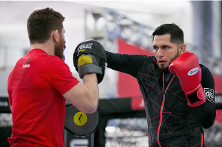 SEOUL, SOUTH KOREA - NOVEMBER 25: Jorge Masvidal holds an open workout for fans and media during UFC Fight Night Open Workouts at Times Square on November 25, 2015 in Seoul, South Korea. (Photo by Han Myung-Gu / Zuffa LLC/Zuffa LLC via Getty Images)