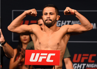 MONTERREY, MEXICO - NOVEMBER 20: Jussier Formiga of Brazil weighs in during the UFC weigh-in at the Arena Monterrey on November 20, 2015 in Monterrey, Mexico. (Photo by Jeff Bottari/Zuffa LLC/Zuffa LLC via Getty Images)
