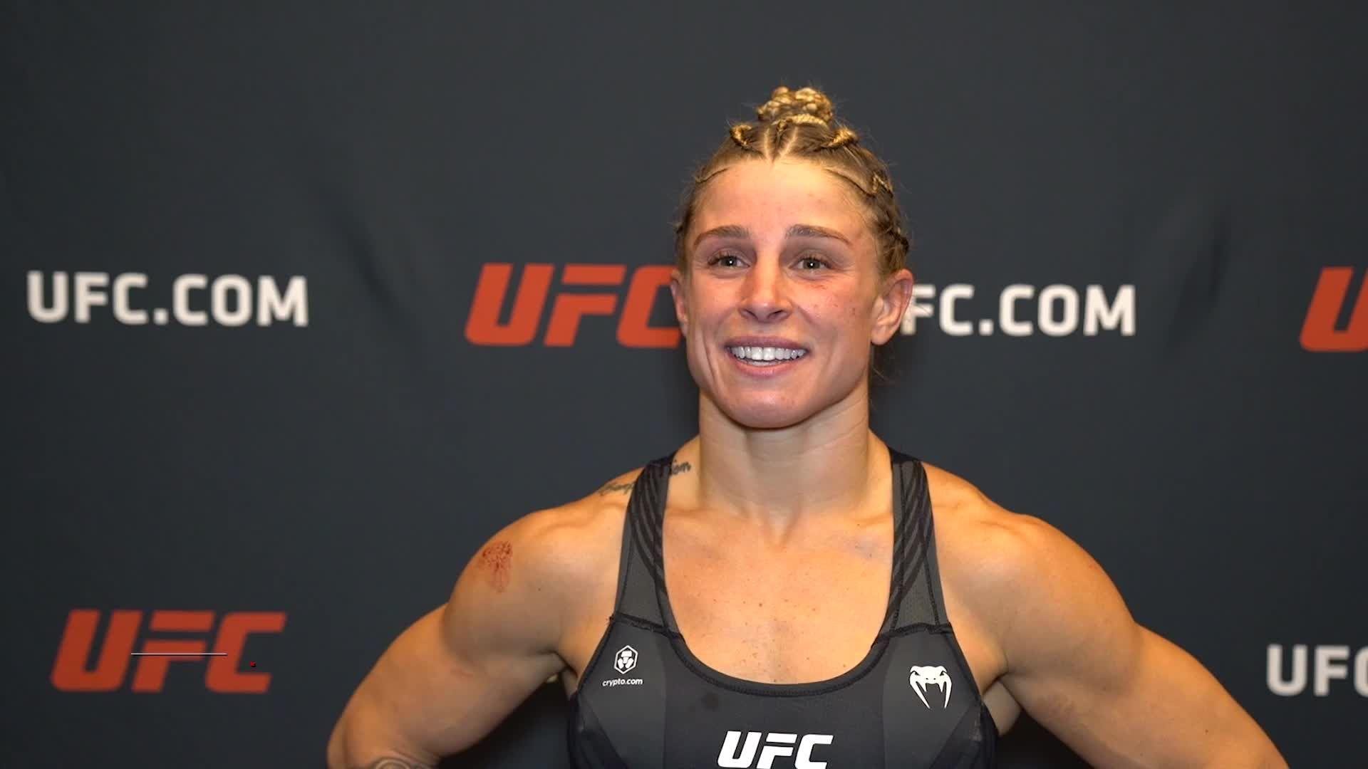Hannah Goldy Post-Fight Interview UFC Fight Night: Smith vs Spann UFC Hannah Goldy Post-Fight Interview UFC Fight Night: Smith vs Spann UFC