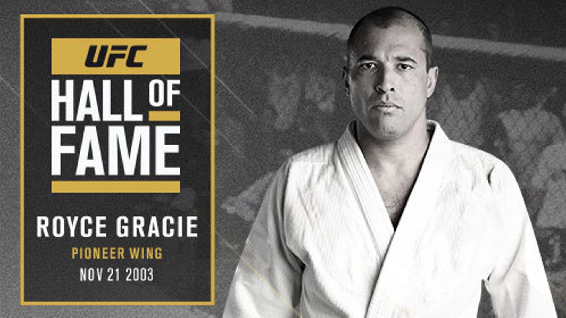 Royce Gracie Hall Of Fame Induction UFC Hall Of Fame UFC