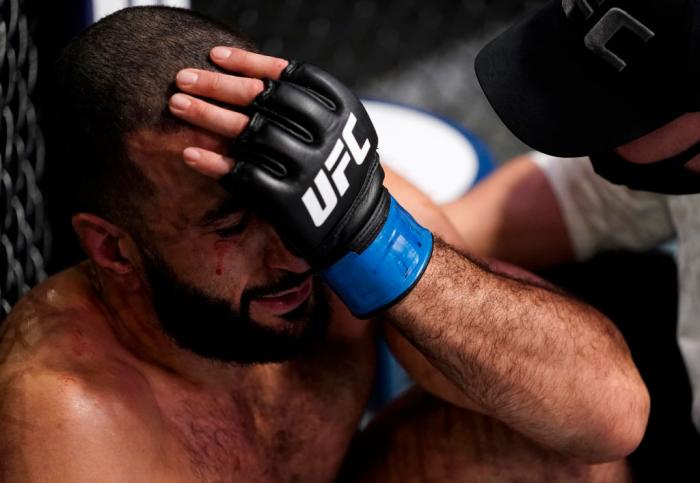 Belal Muhammad lamenta final do duelo com Leon Edwards no UFC Vegas 21.