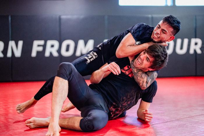 Brandon Royval trains at the UFC Performance Institute in Las Vegas, Nevada, on January 12, 2021. (Photo by Zac Pacleb/Zuffa LLC)