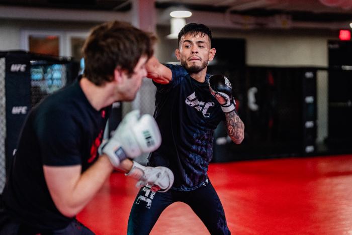 Brandon Royval trains at the UFC Performance Institute in Las Vegas, Nevada, on January 12, 2021. (Photo by Zac Pacleb/Zuffa LLC)