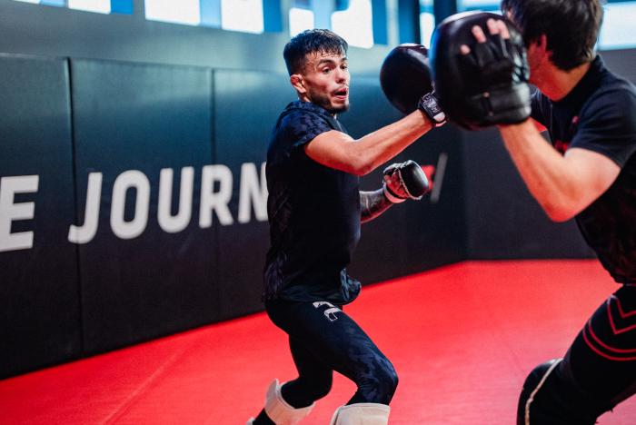 Brandon Royval trains at the UFC Performance Institute in Las Vegas, Nevada, on January 12, 2021. (Photo by Zac Pacleb/Zuffa LLC)