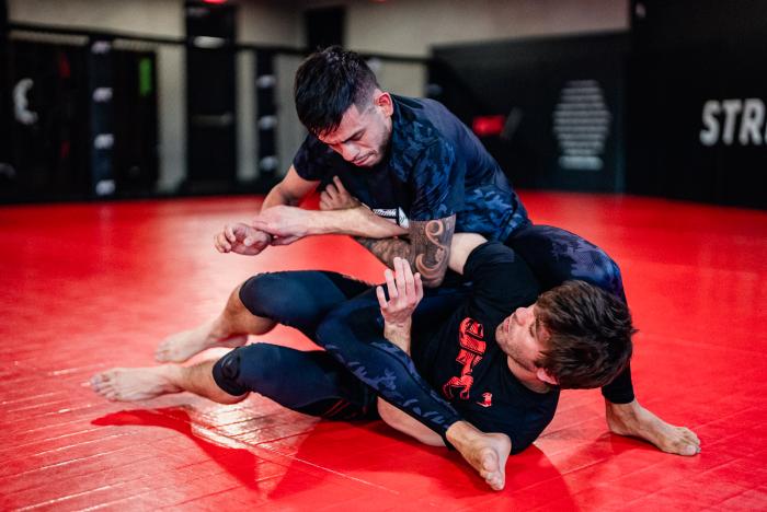 Brandon Royval trains at the UFC Performance Institute in Las Vegas, Nevada, on January 12, 2021. (Photo by Zac Pacleb/Zuffa LLC)