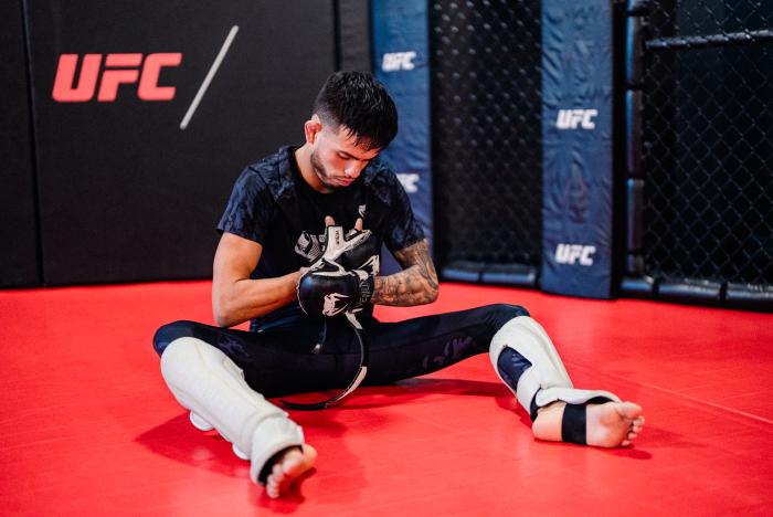 Brandon Royval trains at the UFC Performance Institute in Las Vegas, Nevada, on January 12, 2021. (Photo by Zac Pacleb/Zuffa LLC)