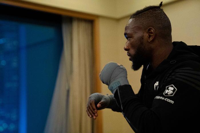 Manel Kape Prepares For UFC 275: Teixeira vs Prochzka. (Photo by Gavin Porter/Zuffa LLC)