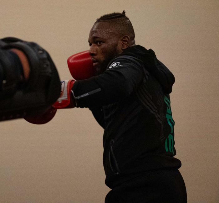 Manel Kape Prepares For UFC 275: Teixeira vs Prochzka. (Photo by Gavin Porter/Zuffa LLC)