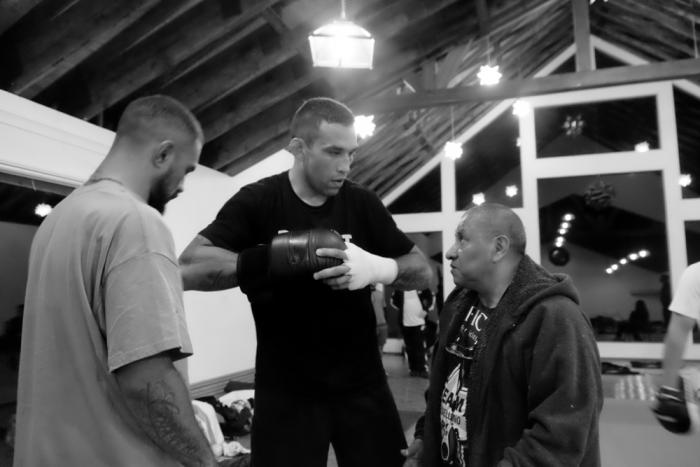 Fabricio Werdum training gym in Mexico for UFC 188