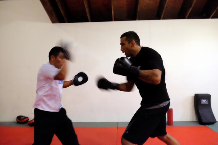 Fabricio Werdum training gym in Mexico for UFC 188