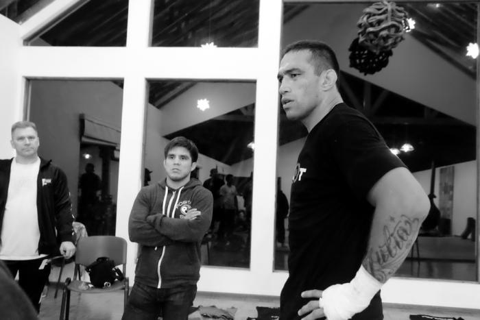 Fabricio Werdum training gym in Mexico for UFC 188