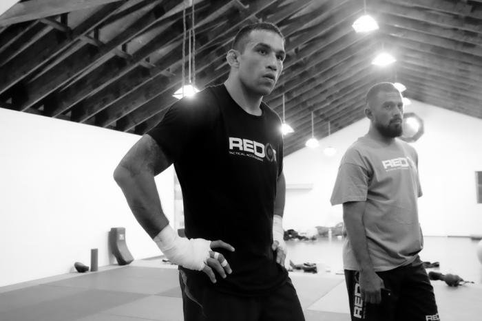 Fabricio Werdum training gym in Mexico for UFC 188