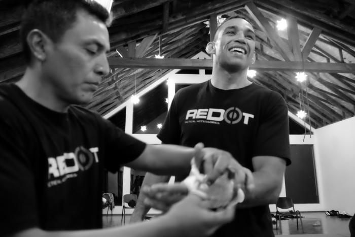 Fabricio Werdum training gym in Mexico for UFC 188