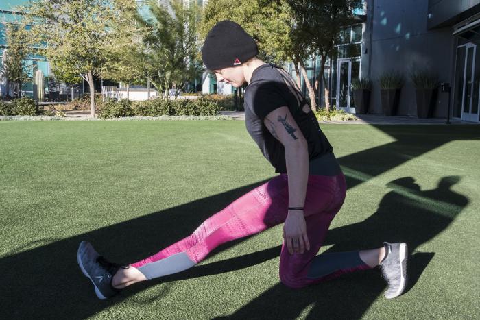 Joanne Calderwood entrenando en el UFC Performance Institute para UFC Brooklyn
