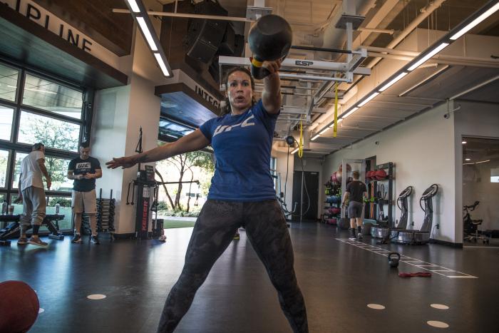11 - Marion Reneau training at the UFC Performance Institute
