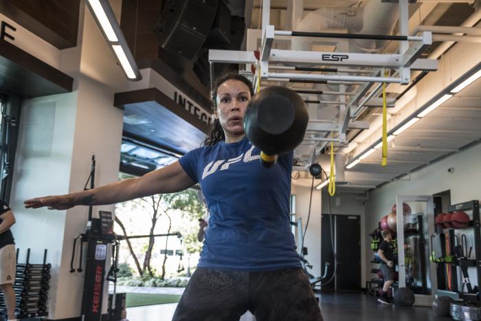 12 - Marion Reneau training at the UFC Performance Institute
