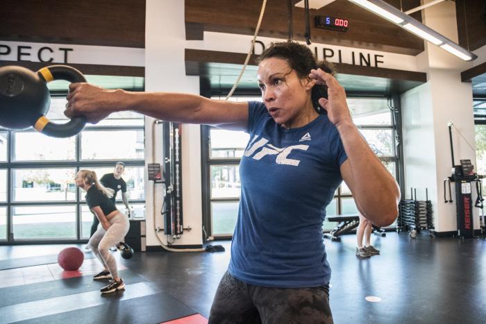 14 - Marion Reneau training at the UFC Performance Institute