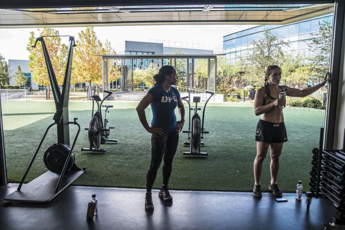 15 - Marion Reneau training at the UFC Performance Institute