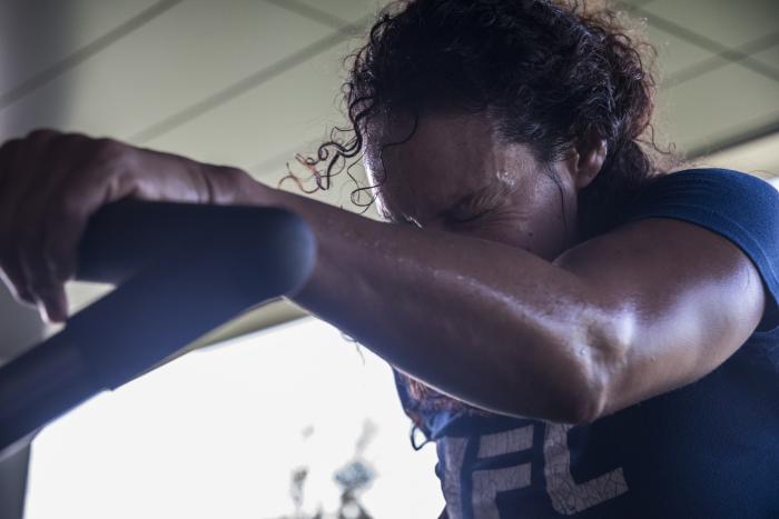 16 - Marion Reneau training at the UFC Performance Institute