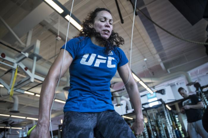 19 - Marion Reneau training at the UFC Performance Institute