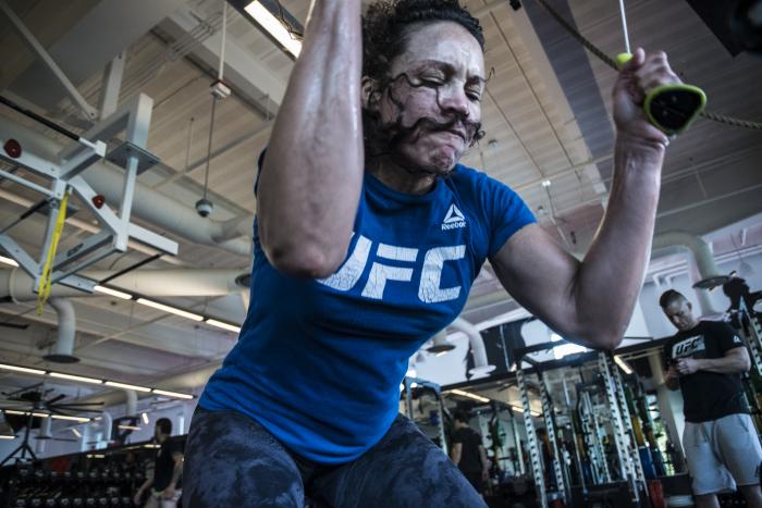 20 - Marion Reneau training at the UFC Performance Institute