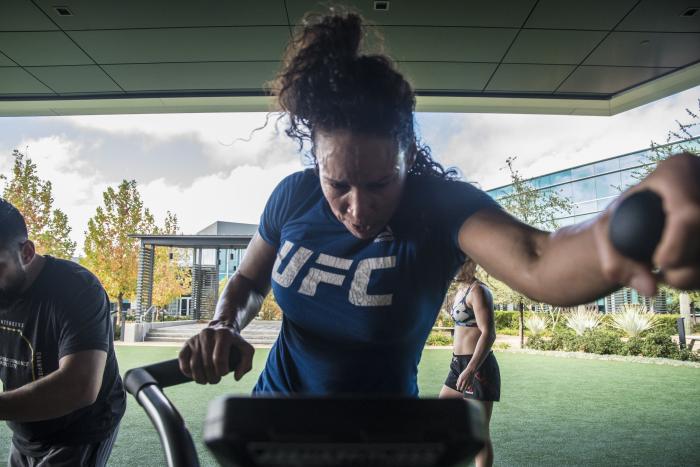 21 - Marion Reneau training at the UFC Performance Institute