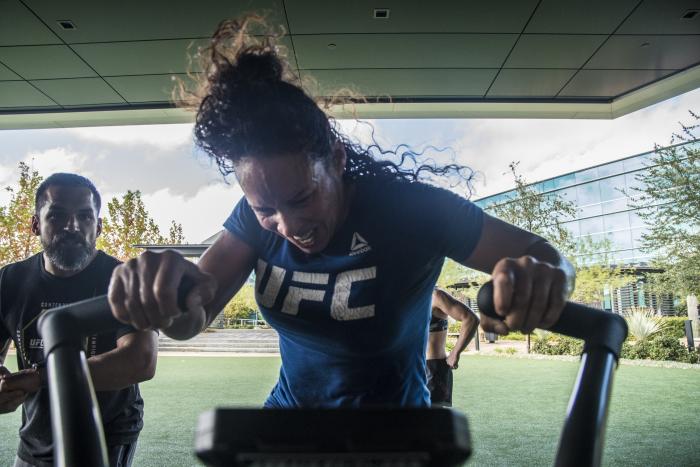 22 - Marion Reneau training at the UFC Performance Institute