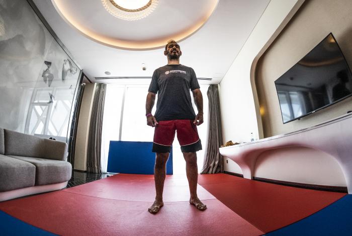 01 - Rogerio Minotouro Nogueira training during the UFC Fight Island 3